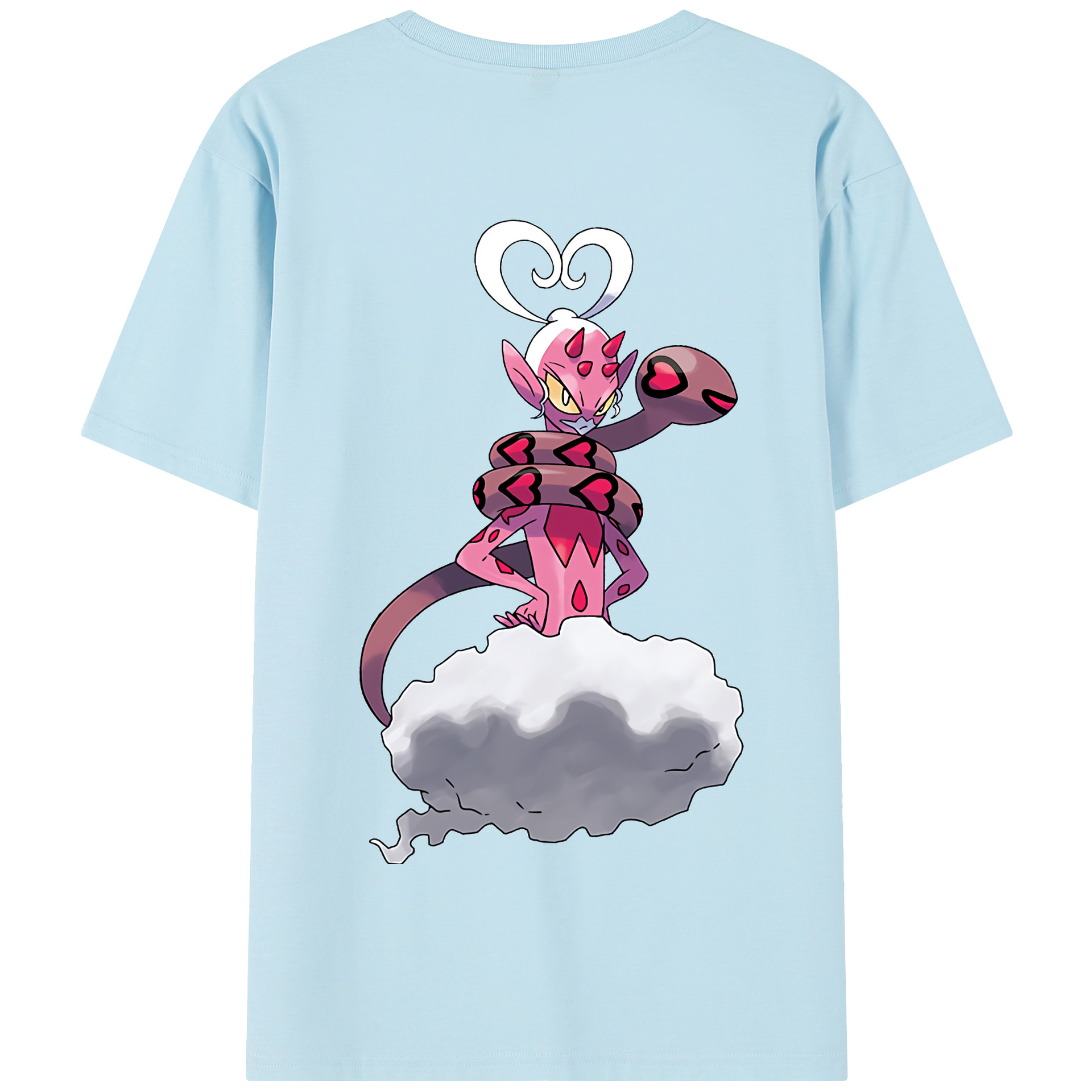 （画像用） ポケットモンスター Pokémon 綿100％半袖Tシャツ（背面プリント）